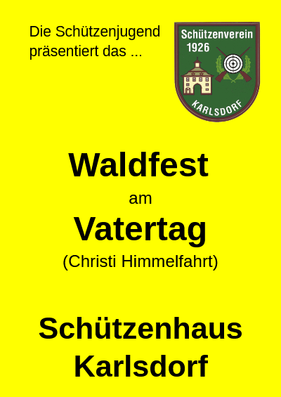 Waldfest am Vatertag