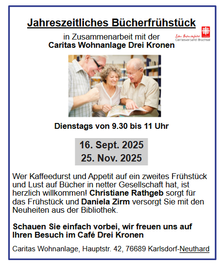 Jahreszeitliches Bücherfrühstück