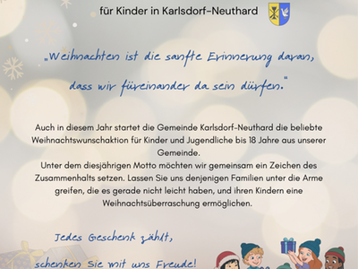 Weihnachtswunschaktion