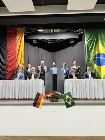Empfang durch den Landkreis