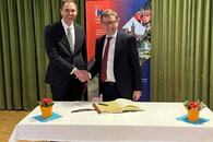 Eintrag ins Goldene Buch