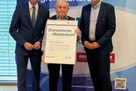 Diamantener Meisterbrief f&uuml;r Hermann Habitzreither