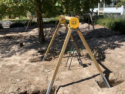 Neue Spielger&auml;te f&uuml;r Spielplatz