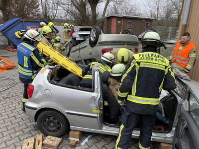 Gemeinsame &Uuml;bung der Feuerwehren