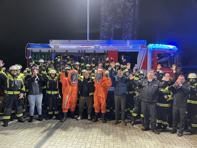 Partystimmung bei der Feuerwehr