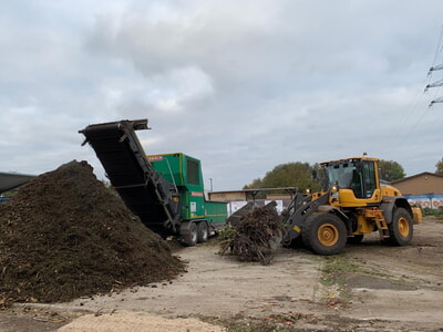 Was passiert mit dem Grünabfall