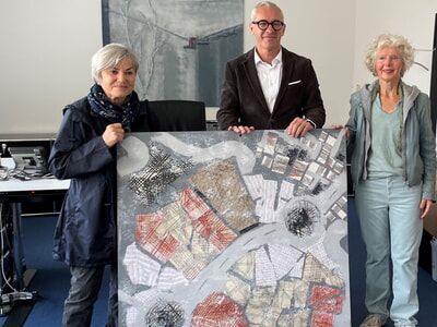 Übergabe Kunstwerk