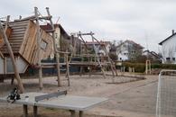 Drohnenflug am Spielplatz bei der Hardtstra&szlig;e