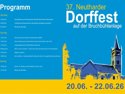 Vorschau 37. Neutharder Dorffest